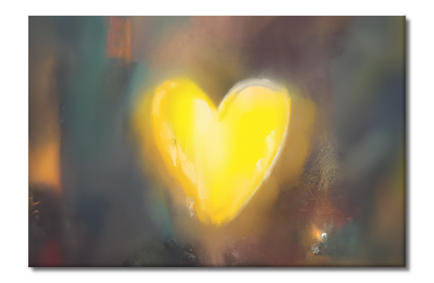 Heart on Fire, Abstracts, Digital Art, Canvas Print, High Quality Image, For Home Decor & Interior Design