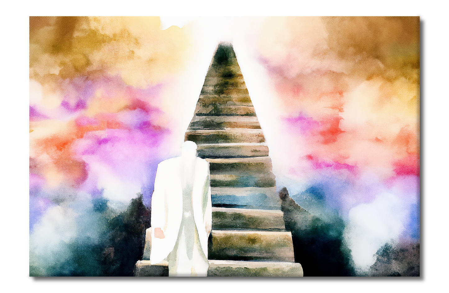 Jacob's Ladder, Angelics, Digital Art, Canvas Print, High Quality Image, For Home Decor & Interior Design