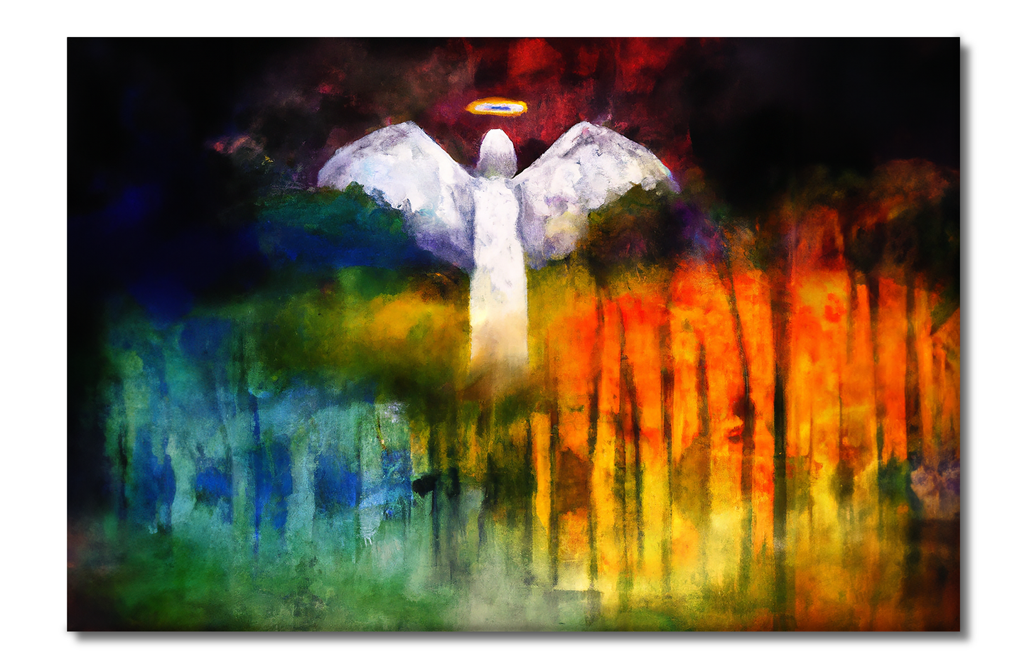 Angelics, Digital Art, Canvas Print, High Quality Image, For Home Decor & Interior Design