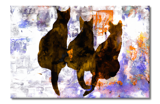 Cats, Animal Life, Digital Art, Canvas Print, High Quality Image, For Home Decor & Interior Design