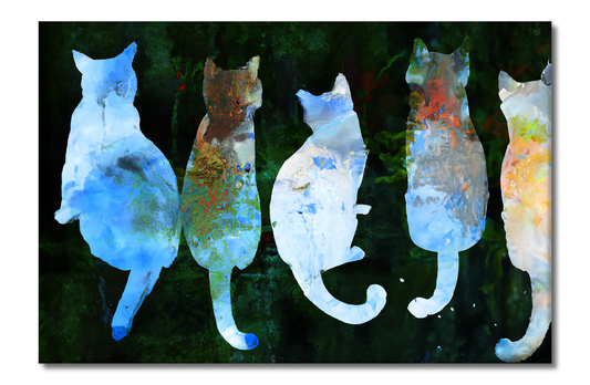 Cats, Animal Life, Digital Art, Canvas Print, High Quality Image, For Home Decor & Interior Design