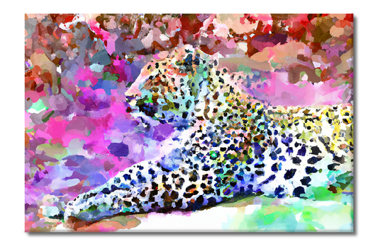 Leopard, Animal Life, Digital Art, Canvas Print, High Quality Image, For Home Decor & Interior Design