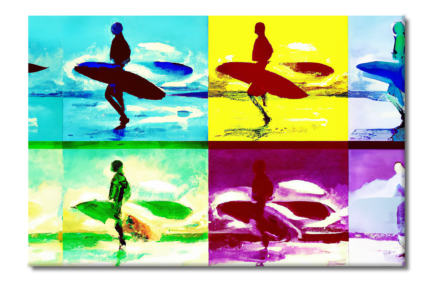 Beach Life, Digital Art, Canvas Print, High Quality Image, For Home Decor & Interior Design