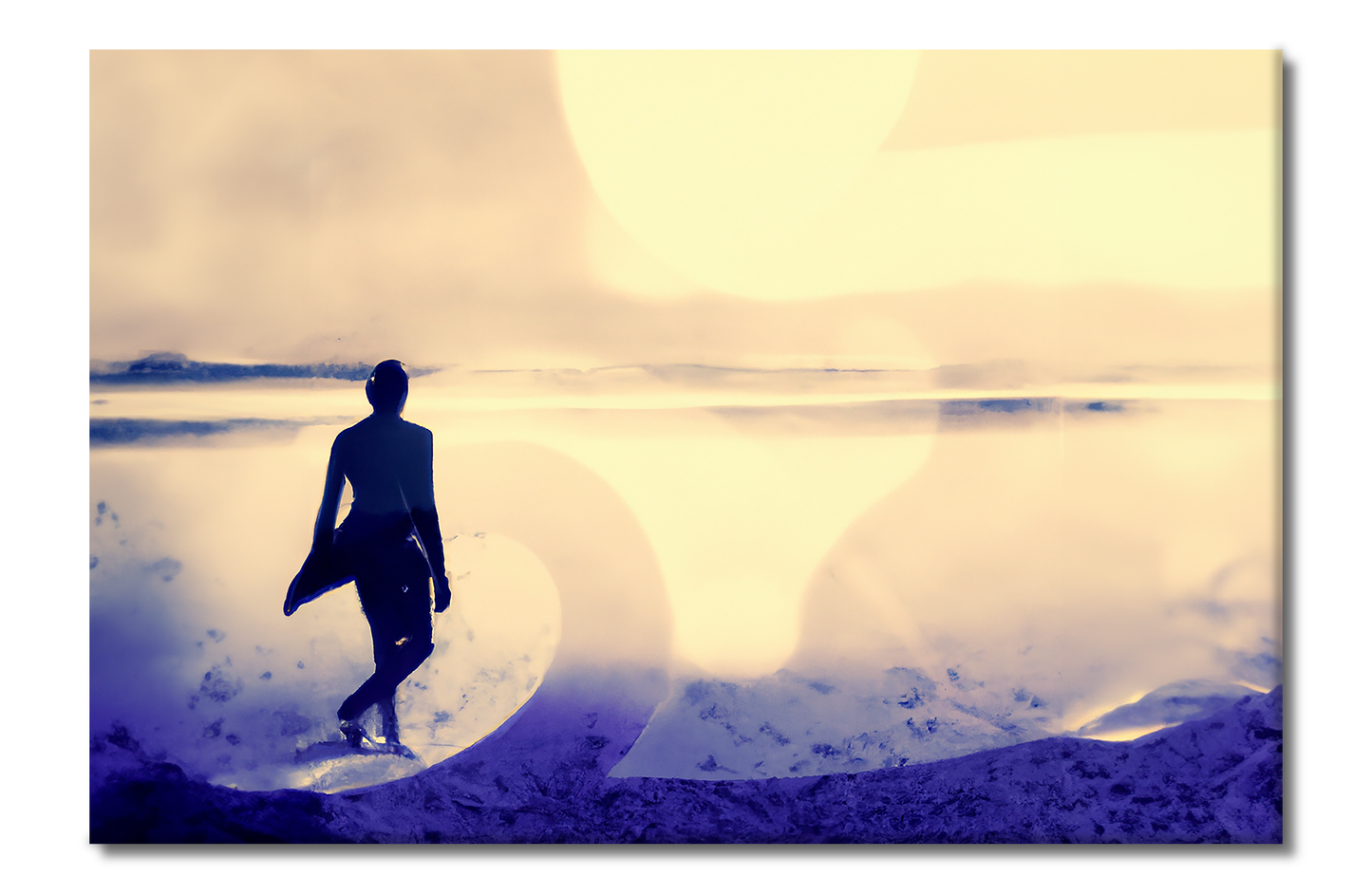 Surf's Up, Beach Life, Digital Art, Canvas Print, High Quality Image, For Home Decor & Interior Design