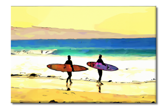 Beach Life, Digital Art, Canvas Print, High Quality Image, For Home Decor & Interior Design