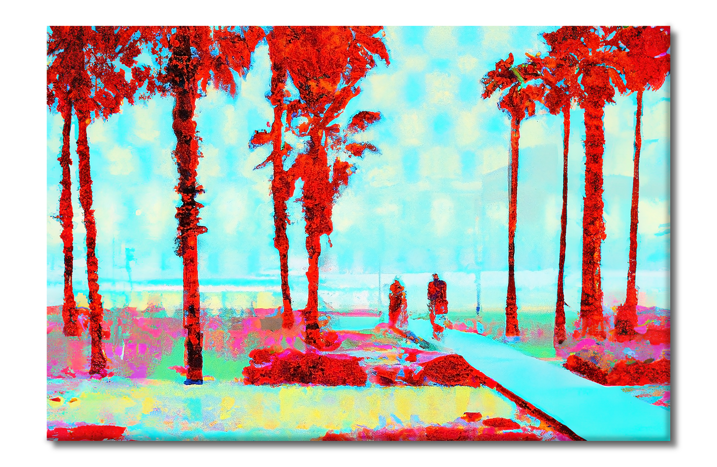 Beach Life, Digital Art, Canvas Print, High Quality Image, For Home Decor & Interior Design