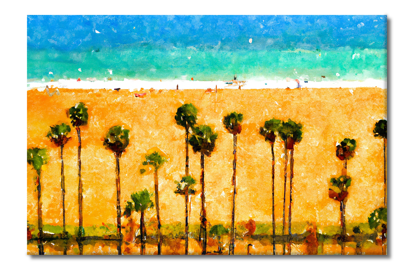 Beach Life, Digital Art, Canvas Print, High Quality Image, For Home Decor & Interior Design