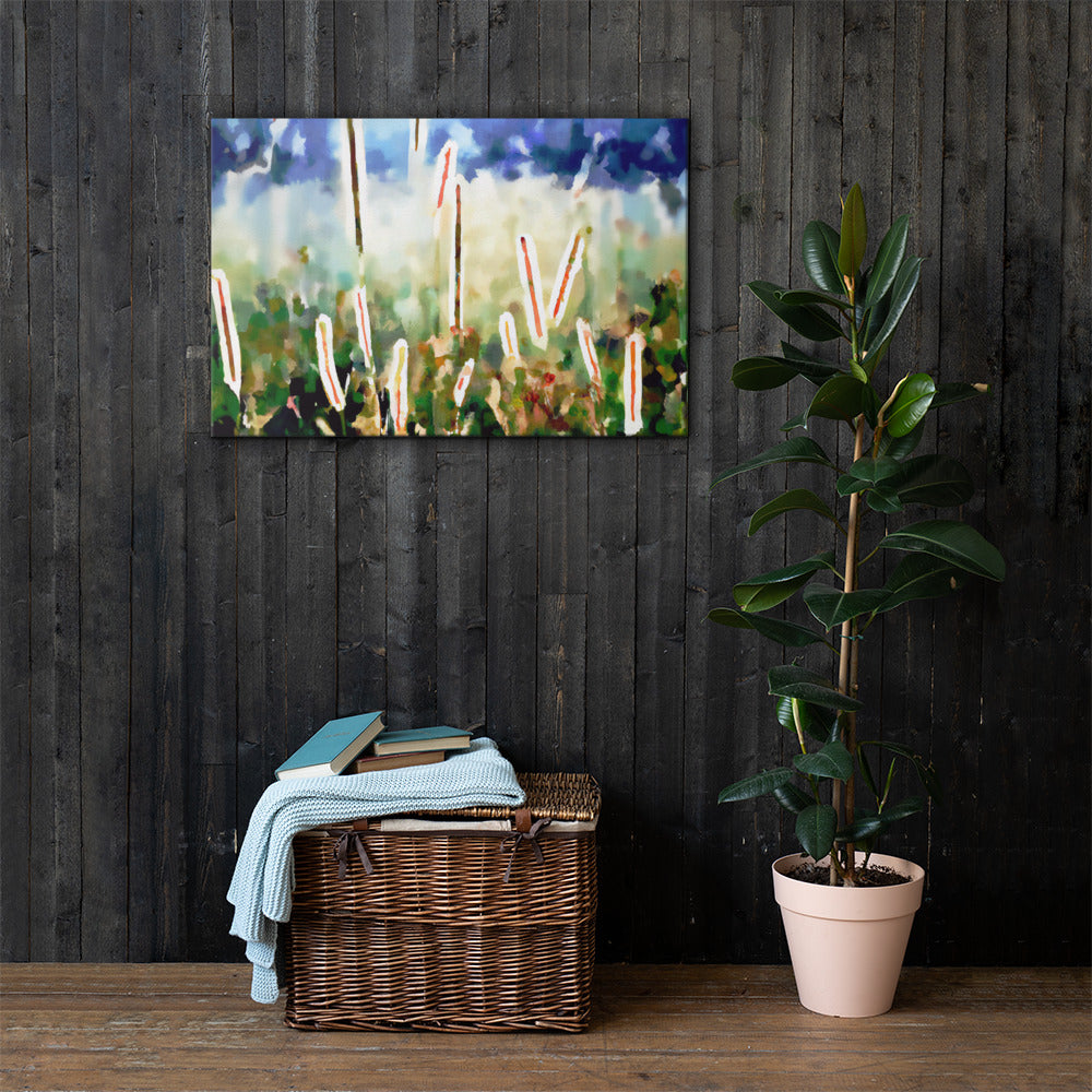 Cat Tails, Scenics, Digital Art, Canvas Print, High Quality Image, For Home Decor & Interior Design