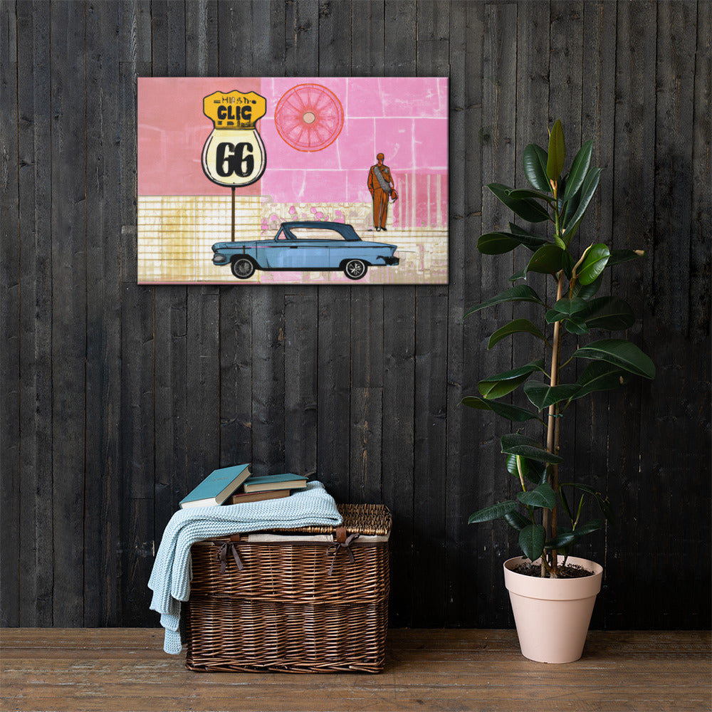 Route 66 Series, Digital Art, Canvas Print, High Quality Image, For Home Decor & Interior Design