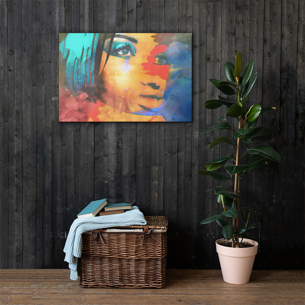 She Vibes, Digital Art, Canvas Print, High Quality Image, For Home Decor & Interior Design