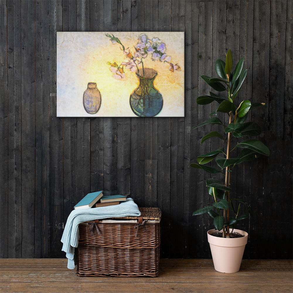 Flower Vase, Scenics, Digital Art, Canvas Print, High Quality Image, For Home Decor & Interior Design