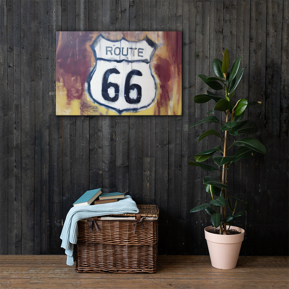 Route 66 Series, Digital Art, Canvas Print, High Quality Image, For Home Decor & Interior Design