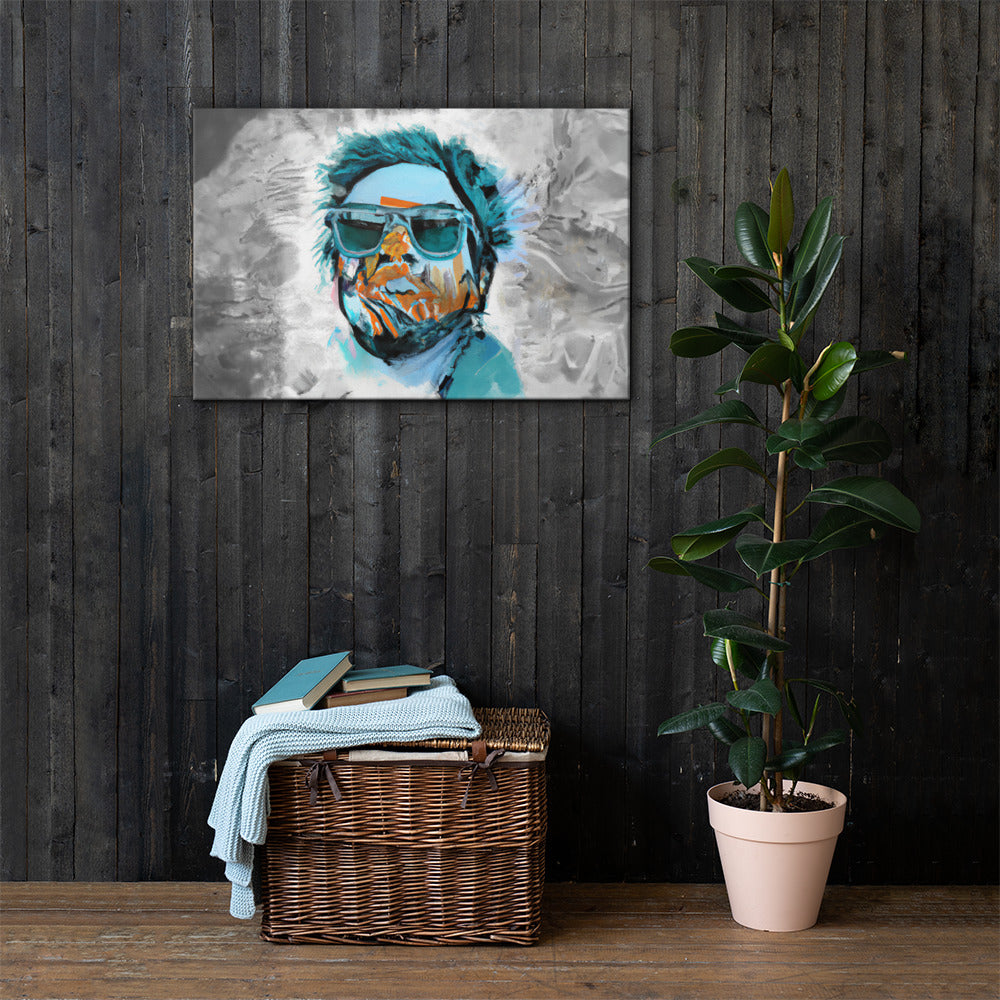 Portraits, Sunglasses, Digital Art, Canvas Print, High Quality Image, For Home Decor & Interior Design