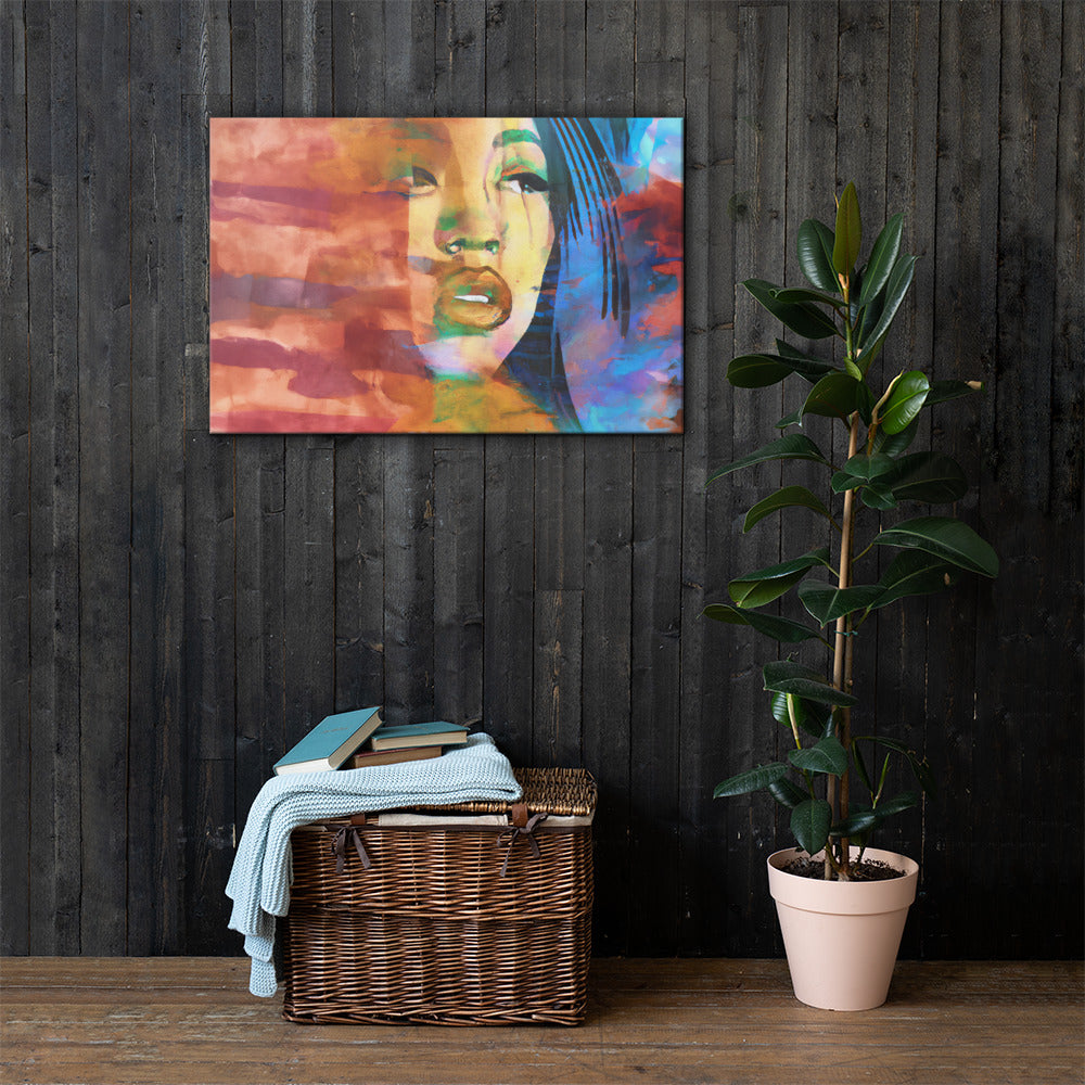 She Vibes, Digital Art, Canvas Print, High Quality Image, For Home Decor & Interior Design