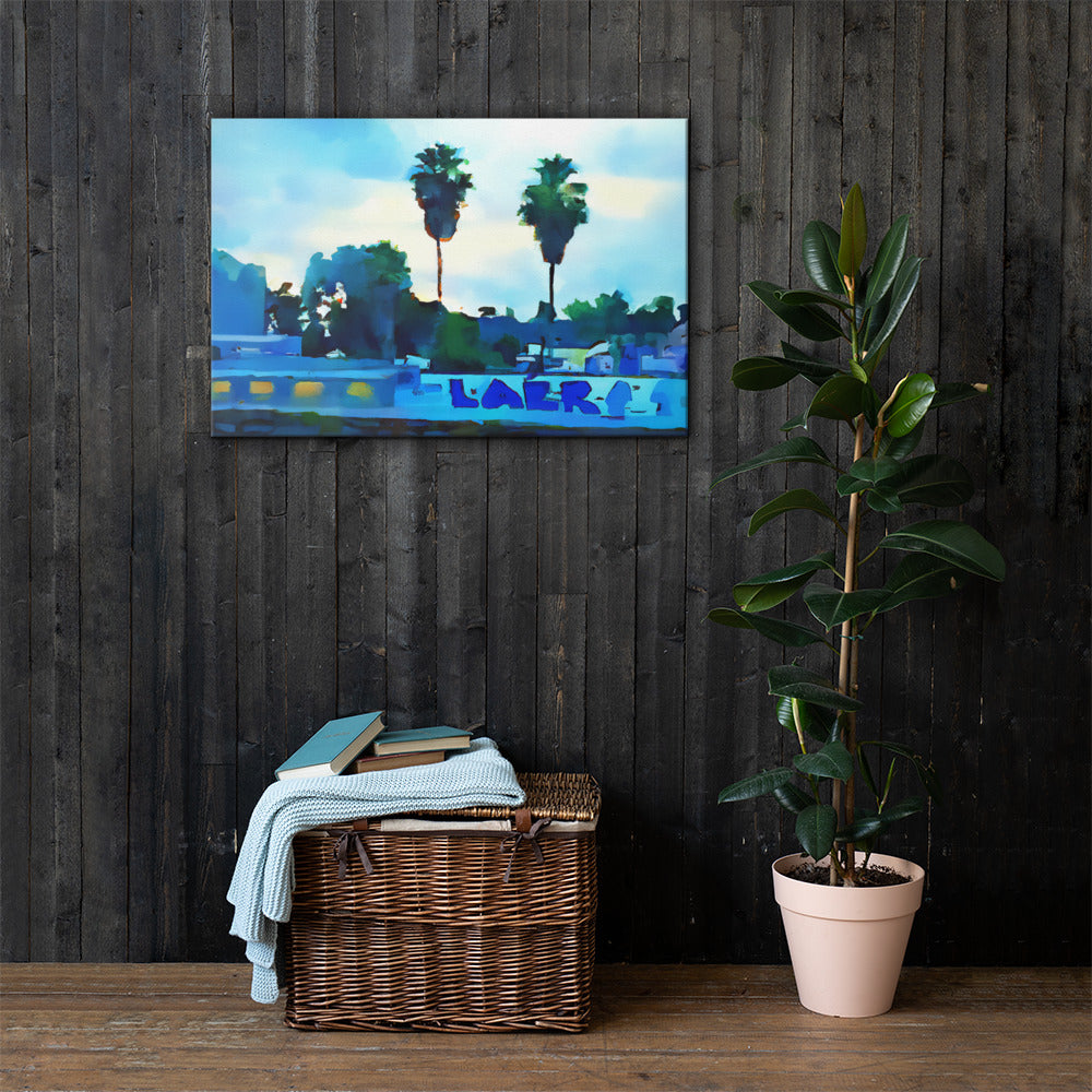 SoCal Scenery, Urban Vibes, Digital Art, Canvas Print, High Quality Image, For Home Decor & Interior Design