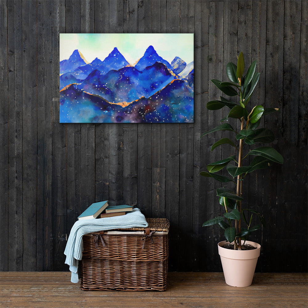 Blue Mountains, Scenics, Digital Art, Canvas Print, High Quality Image, For Home Decor & Interior Design