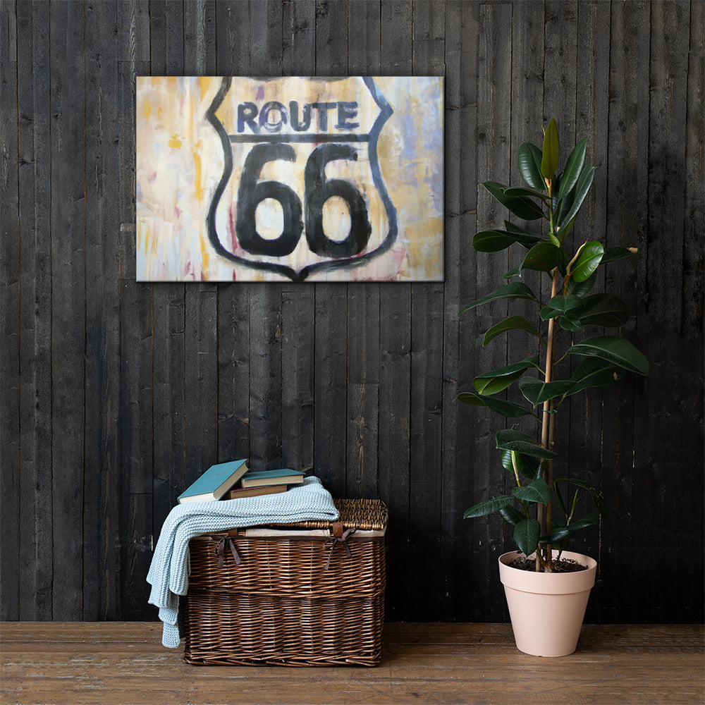 Route 66 Series, Digital Art, Canvas Print, High Quality Image, For Home Decor & Interior Design