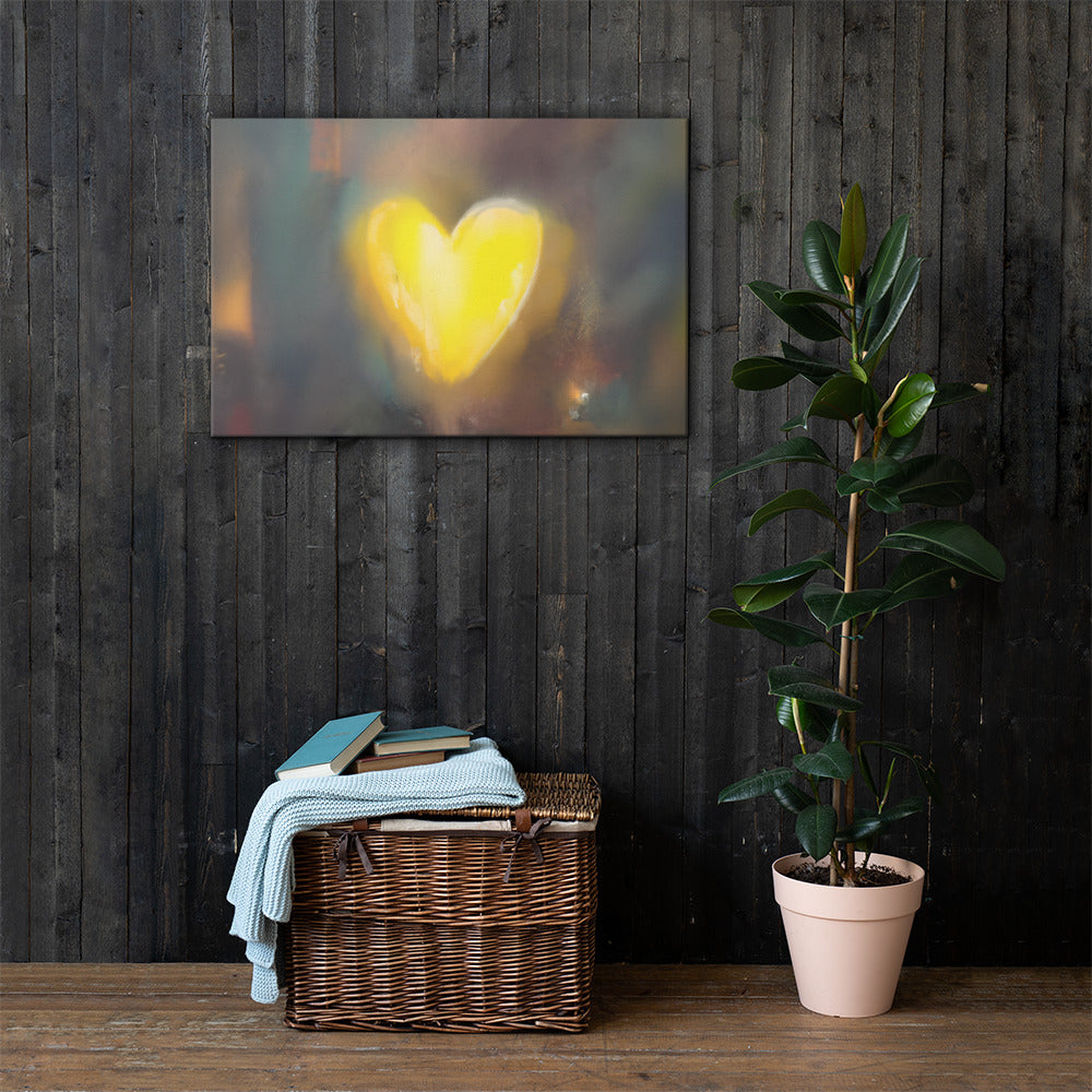 Heart on Fire, Abstracts, Digital Art, Canvas Print, High Quality Image, For Home Decor & Interior Design