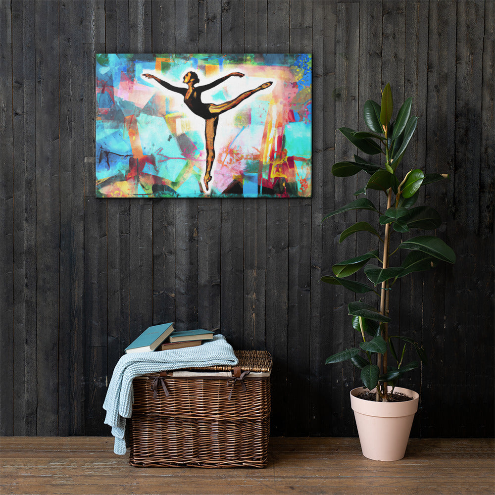 Ballet Dancer, She Vibes, Digital Art, Canvas Print, High Quality Image, For Home Decor & Interior Design