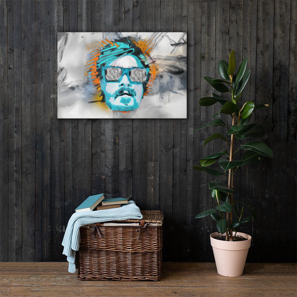 Portraits, Sunglasses, Digital Art, Canvas Print, High Quality Image, For Home Decor & Interior Design