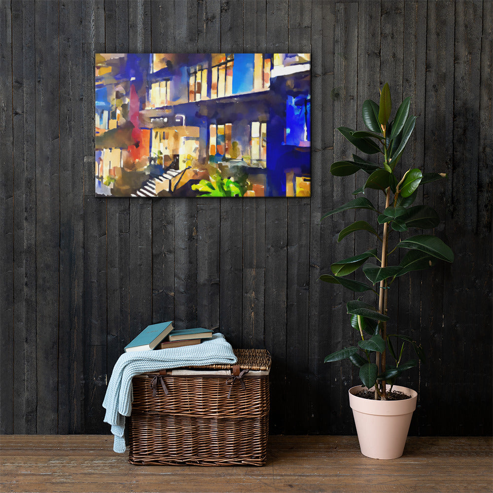 Urban Vibes, Digital Art, Canvas Print, High Quality Image, For Home Decor & Interior Design