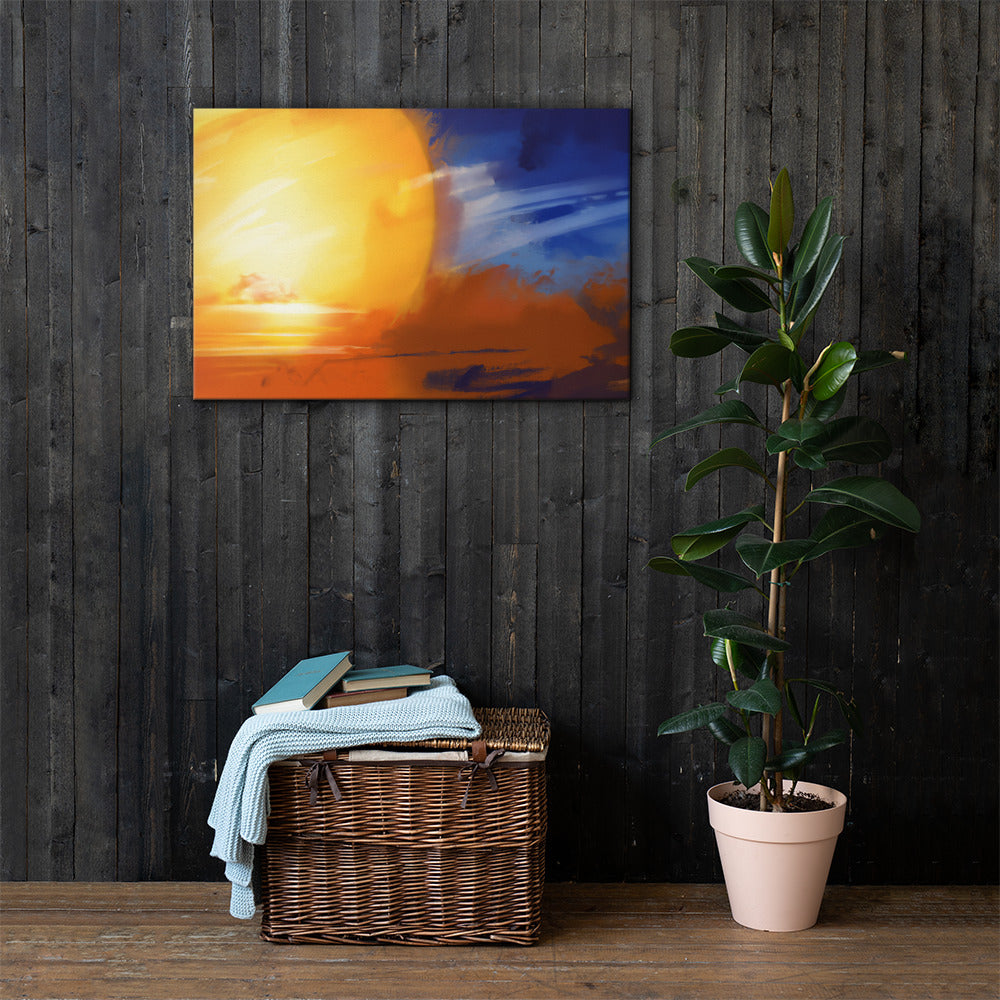 Brilliant Sunrise, Scenics, Digital Art, Canvas Print, High Quality Image, For Home Decor & Interior Design