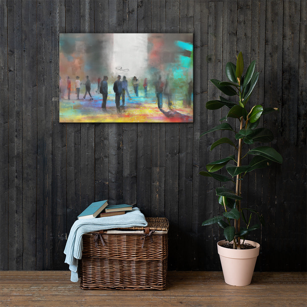 Urban Vibes, Digital Art, Canvas Print, High Quality Image, For Home Decor & Interior Design