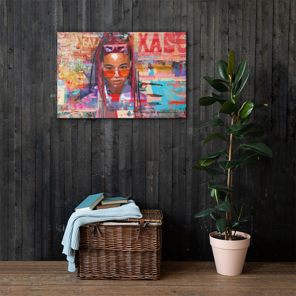 She Vibes, Digital Art, Canvas Print, High Quality Image, For Home Decor & Interior Design