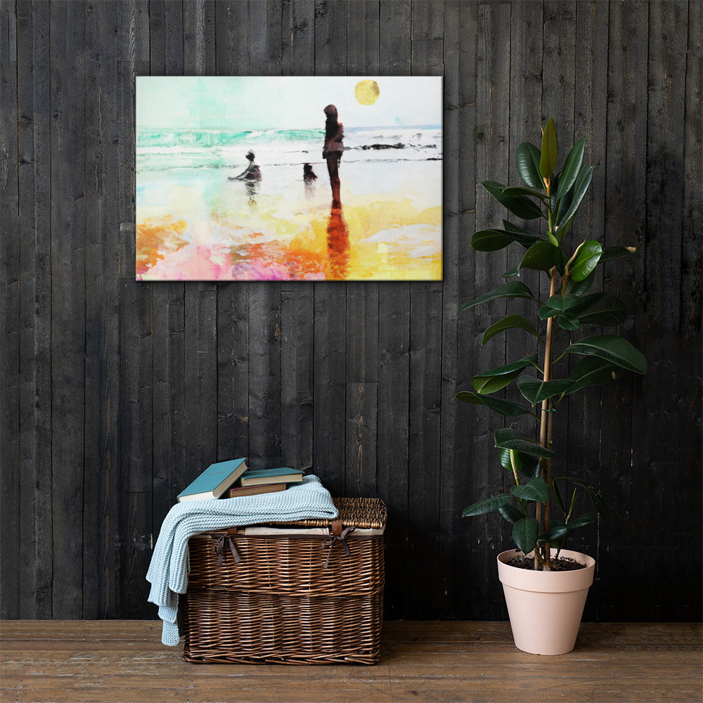 Beach Life, Digital Art, Canvas Print, High Quality Image, For Home Decor & Interior Design