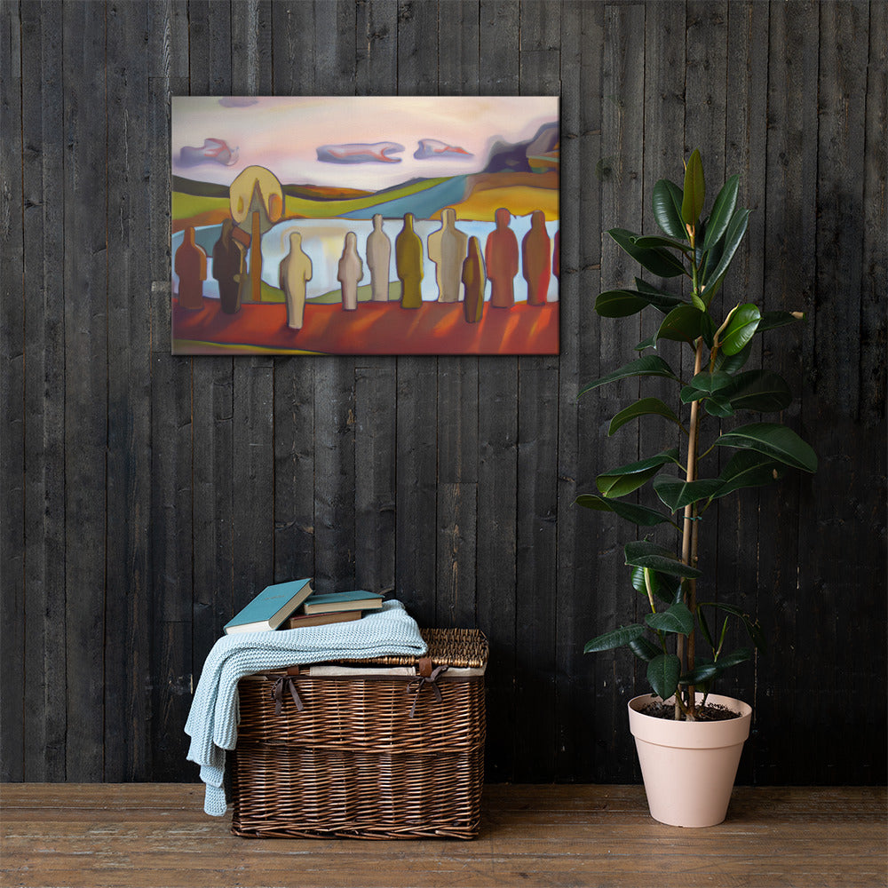 The Gathering, Portraits, Digital Art, Canvas Print, High Quality Image, For Home Decor & Interior Design