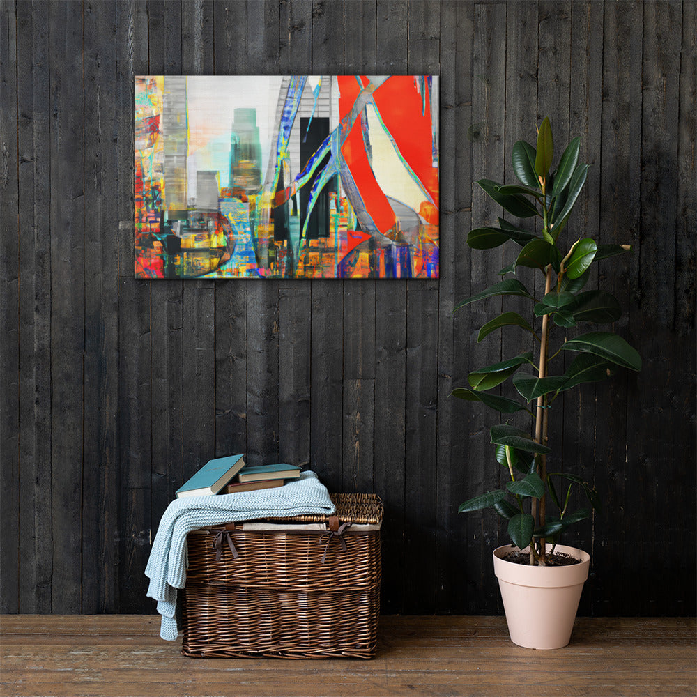 Urban Vibes, Digital Art, Canvas Print, High Quality Image, For Home Decor & Interior Design