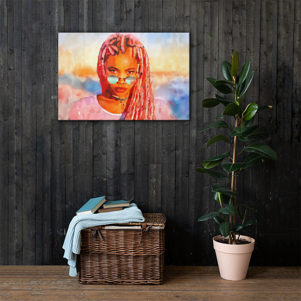 She Vibes, Digital Art, Canvas Print, High Quality Image, For Home Decor & Interior Design