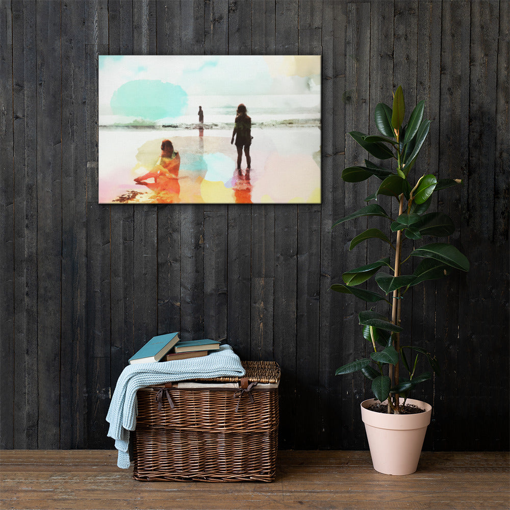 Beach Life, Digital Art, Canvas Print, High Quality Image, For Home Decor & Interior Design