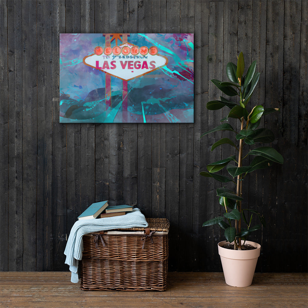 Vegas, Urban Vibes, Digital Art, Canvas Print, High Quality Image, For Home Decor & Interior Design