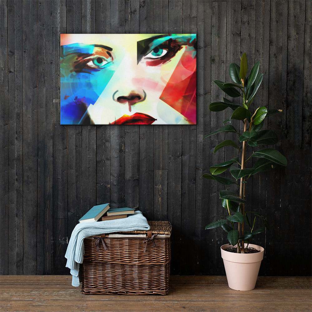 She Vibes, Digital Art, Canvas Print, High Quality Image, For Home Decor & Interior Design