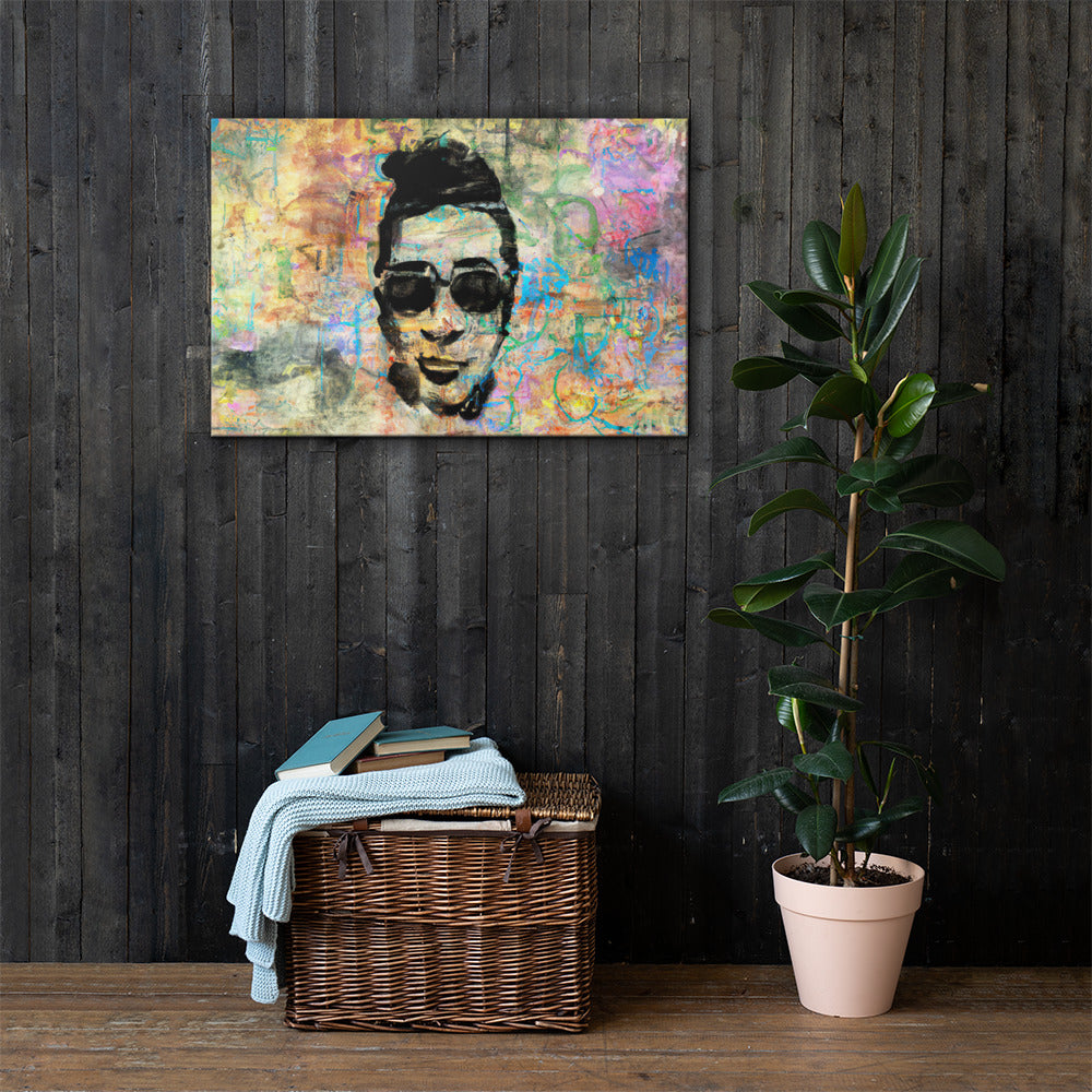 Portraits, Sunglasses, Digital Art, Canvas Print, High Quality Image, For Home Decor & Interior Design