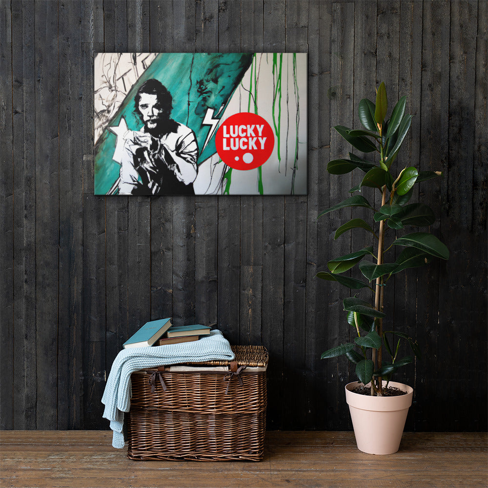Lucky, Lucky, Portraits, Digital Art, Canvas Print, High Quality Image, For Home Decor & Interior Design