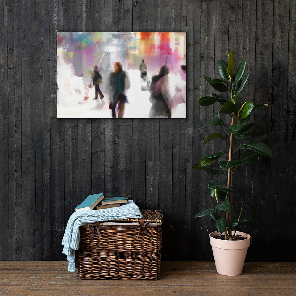 Urban Vibes, Digital Art, Canvas Print, High Quality Image, For Home Decor & Interior Design