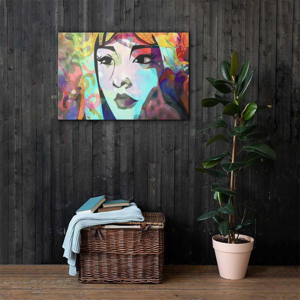 She Vibes, Digital Art, Canvas Print, High Quality Image, For Home Decor & Interior Design