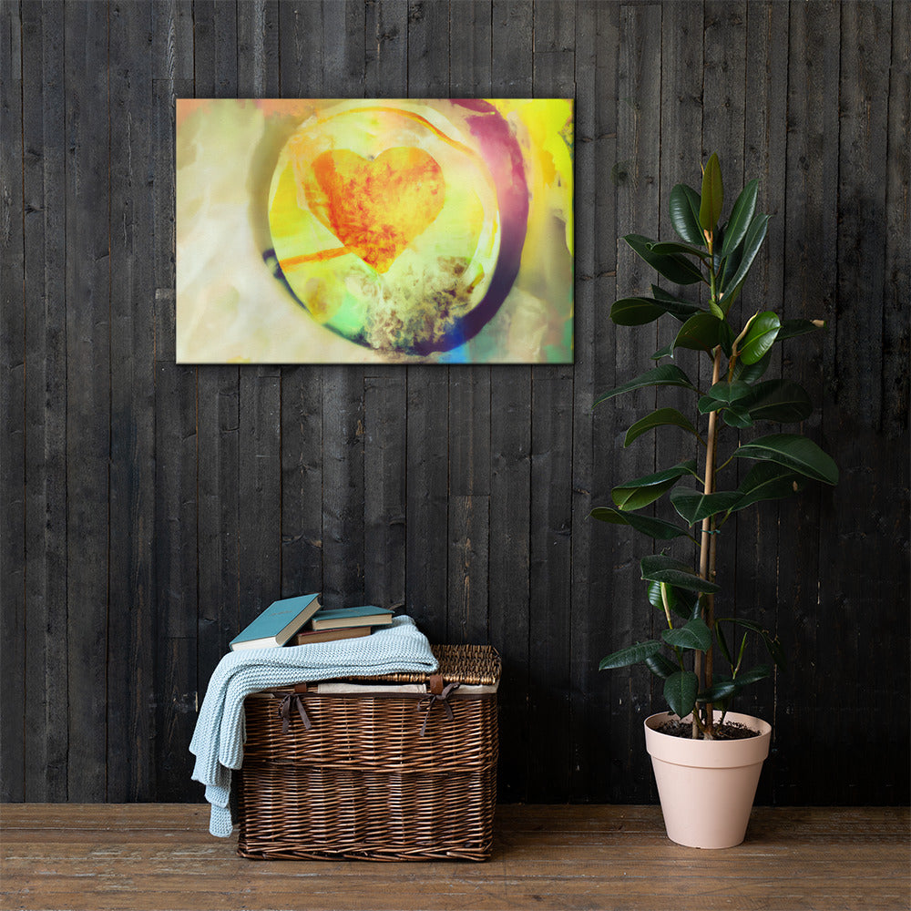 Heart on Fire, Abstracts, Digital Art, Canvas Print, High Quality Image, For Home Decor & Interior Design