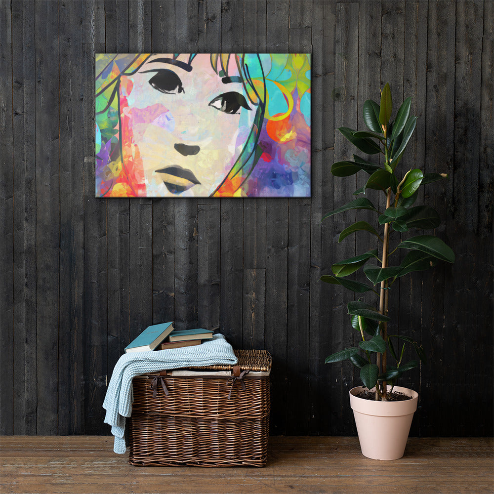 She Vibes, Digital Art, Canvas Print, High Quality Image, For Home Decor & Interior Design