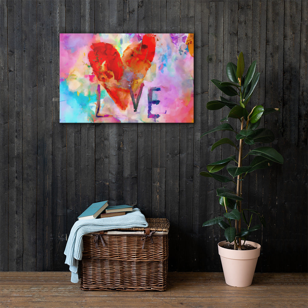 Love, Abstracts, Digital Art, Canvas Print, High Quality Image, For Home Decor & Interior Design