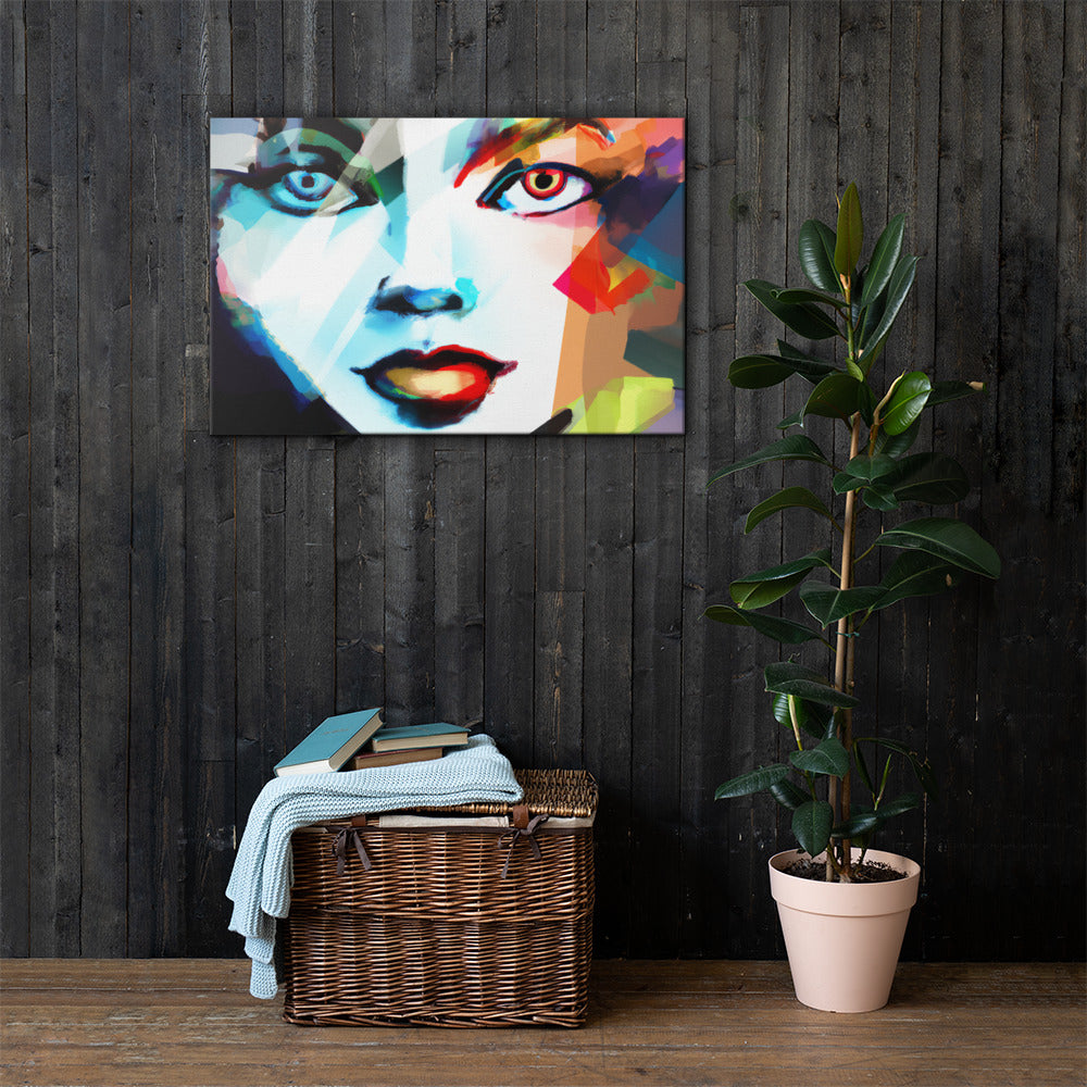 She Vibes, Digital Art, Canvas Print, High Quality Image, For Home Decor & Interior Design