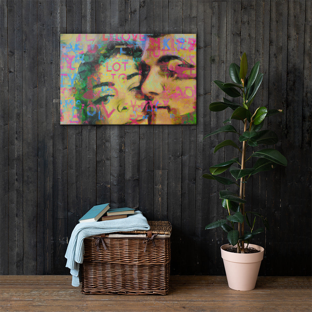 Neon Love Series, Digital Art, Canvas Print, High Quality Image, For Home Decor & Interior Design