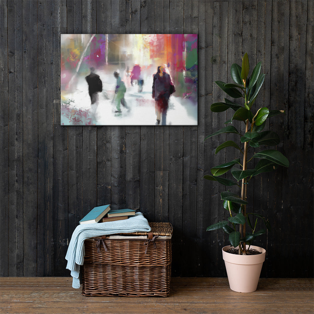 Urban Vibes, Digital Art, Canvas Print, High Quality Image, For Home Decor & Interior Design