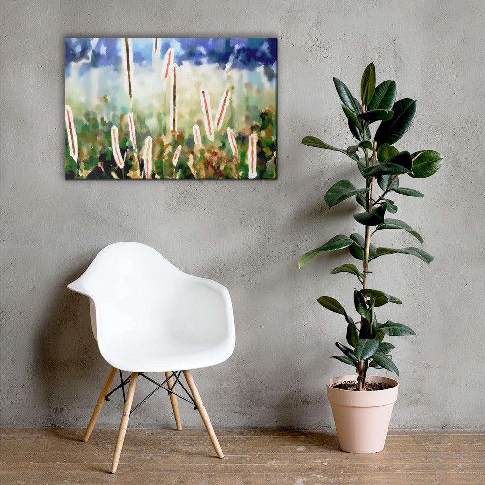 Cat Tails, Scenics, Digital Art, Canvas Print, High Quality Image, For Home Decor & Interior Design