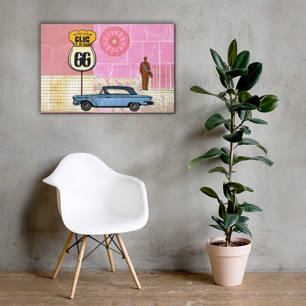 Route 66 Series, Digital Art, Canvas Print, High Quality Image, For Home Decor & Interior Design