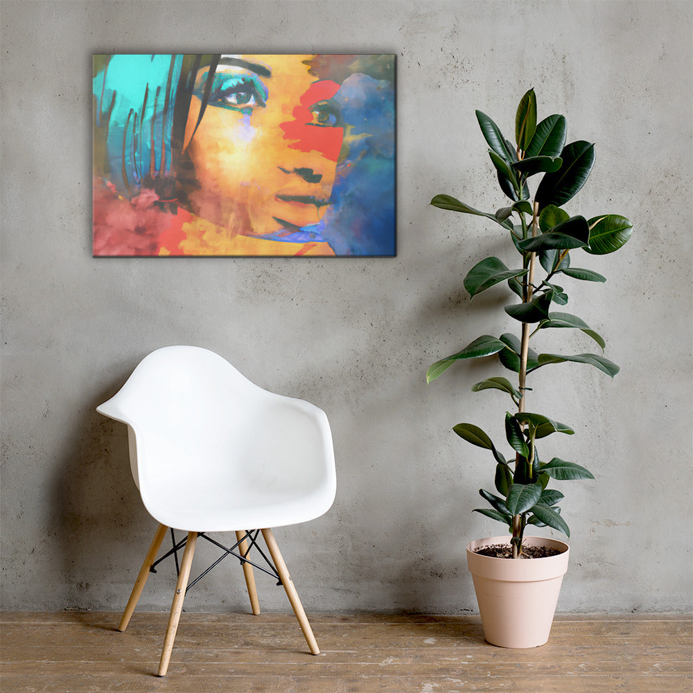 She Vibes, Digital Art, Canvas Print, High Quality Image, For Home Decor & Interior Design