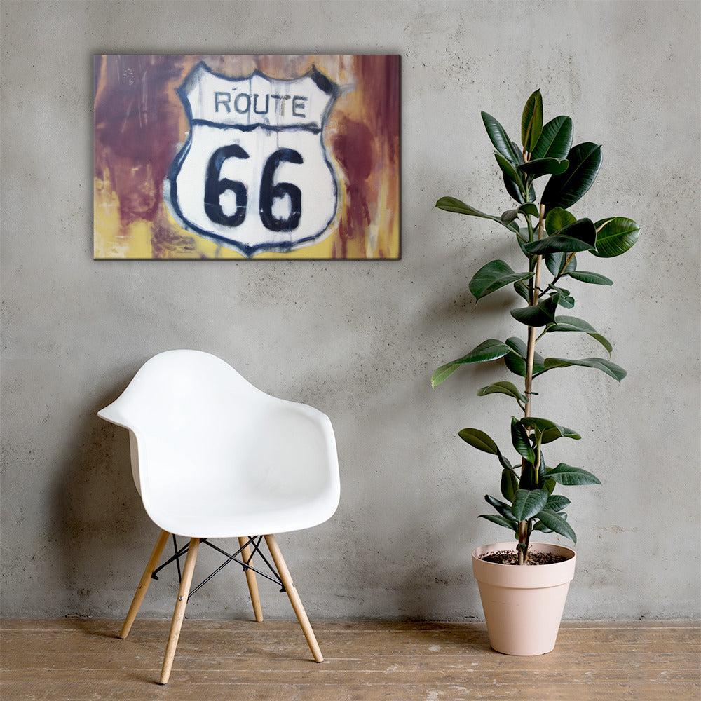 Route 66 Series, Digital Art, Canvas Print, High Quality Image, For Home Decor & Interior Design