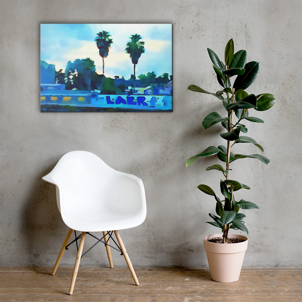 SoCal Scenery, Urban Vibes, Digital Art, Canvas Print, High Quality Image, For Home Decor & Interior Design